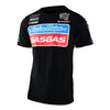 T-Shirt TLD GasGas Team Junior  Noir, de face