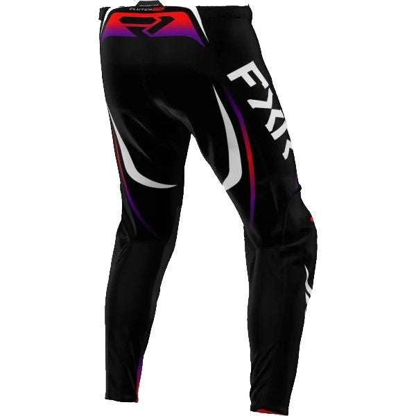 Pantalon de Motocross Clutch Pro Mx Noir Mauve, arrière