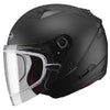 Casque Ouvert de Motoneige OF77 Noir mat, de côté