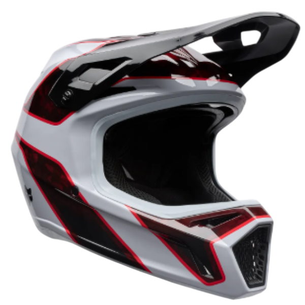 Casque Intégral de Vélo Rampage RS Crypt/Fox/Blanc; de profil