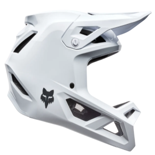 Casque Vélo Intégral Rampage/Fox/blanc, coté droit