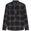 Chemise Survivalist Stretch Flannel/Fox, noir, de face
