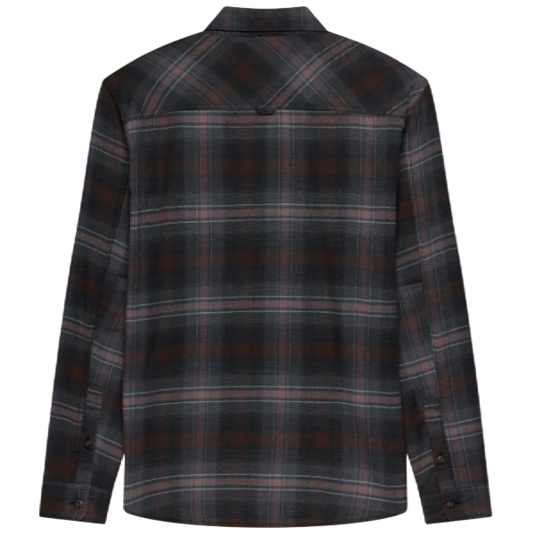 Chemise Survivalist Stretch Flannel/Fox, noir, de dos