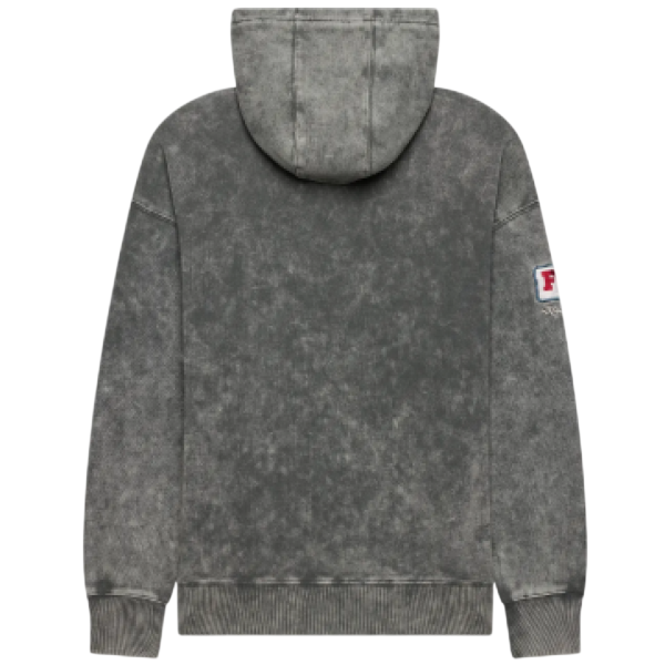Coton Ouaté Moto-X Heavyweight Unisexe/Fox, gris, de dos