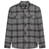 Chemise en Flanelle Survivalist Core/Fox, gris , de face