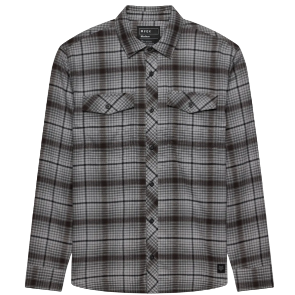 Chemise en Flanelle Survivalist Core/Fox, gris , de face