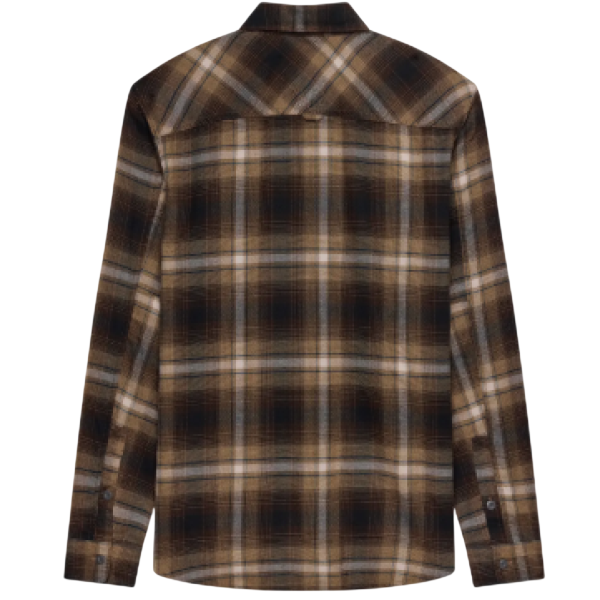 Chemise Survivalist Stretch Flannel/Fox, brun, de dos