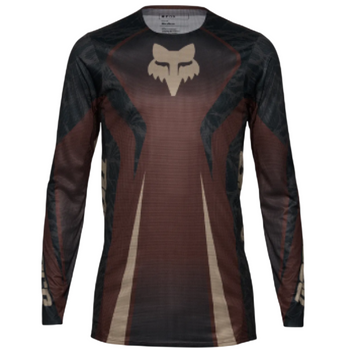 Chandail de Motocross Flexair HD38/Fox, brun , de face