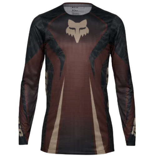 Chandail de Motocross Flexair HD38/Fox, brun , de face