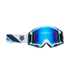 Lunettes de Motocross Airspace Foundry/Fox, bleu