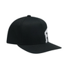 Casquette F Head X Snapback/Fox, noir, de face