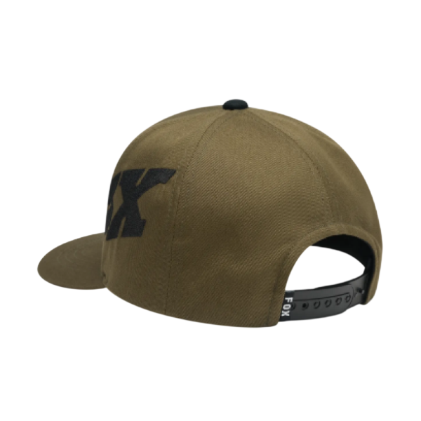 Casquette F Head X Snapback/Fox, olive, arrière