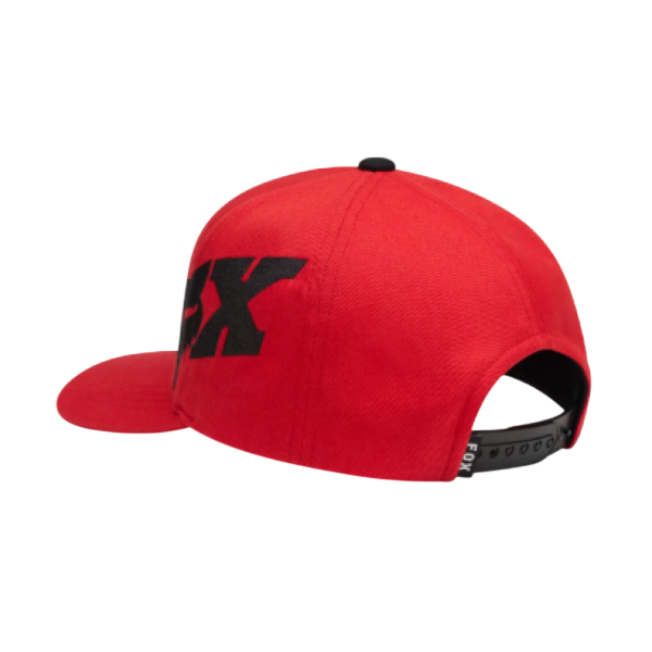 Casquette F Head X Snapback/Fox, rouge, arrière