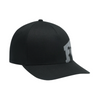 Casquette F Head X Flexfit/Fox/noir, de face