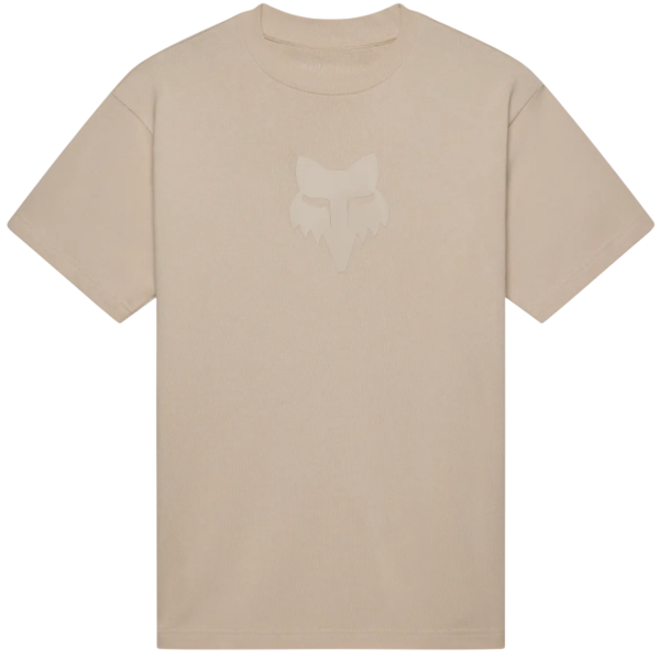 T-shirt Fox Head Heavyweight/Fox, beige, de face