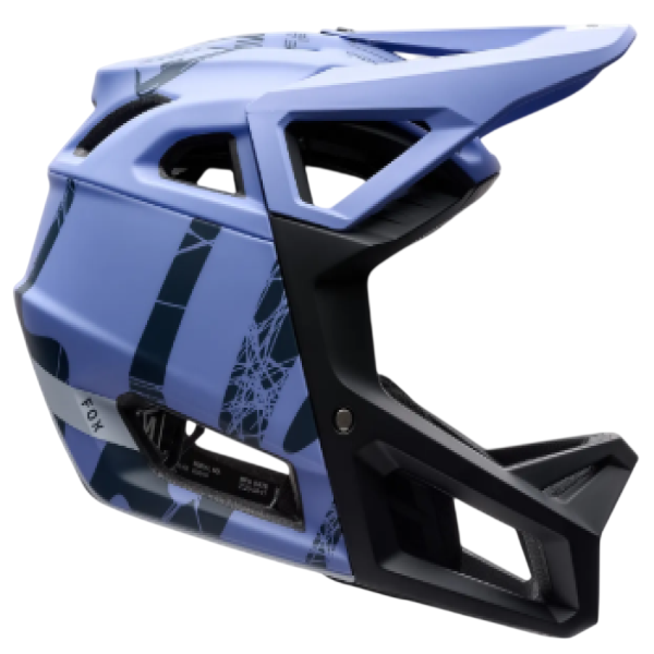 Casque Intégral de Vélo Proframe RS Diffuse/Fox/bleu; coté droit