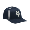 Casquette Bend Flexfit/Fox, bleu, de face