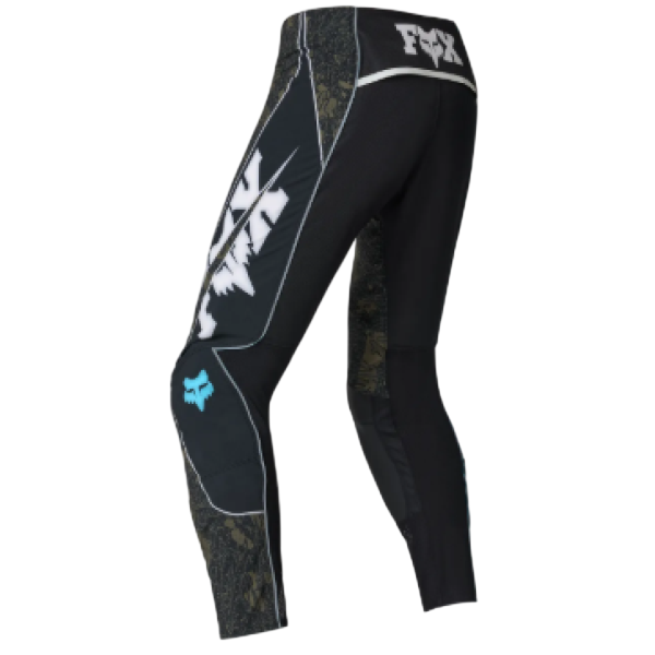 Pantalon de Motocross Flexair Apex/Fox, noir de dos