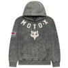 Coton Ouaté Moto-X Heavyweight Unisexe/Fox, gris, de face