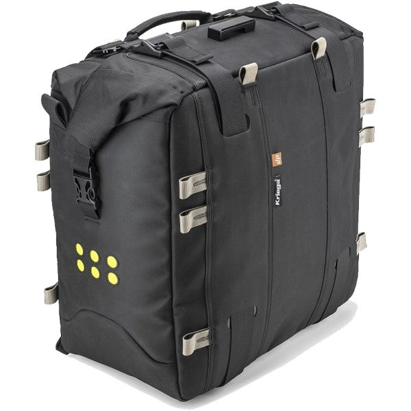 Sac Souple de Moto OS-38 Noir incliné de face