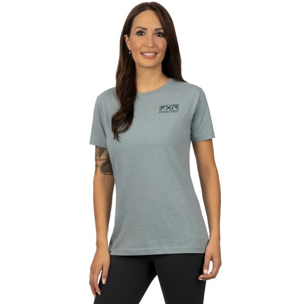 T-Shirt Walleye Premium pour Femmes Gris