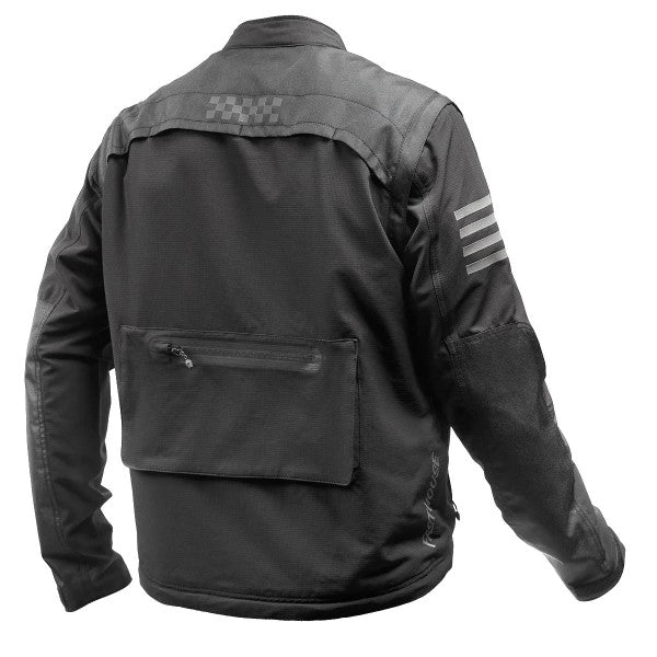 Manteau Enduro Seeker Off-Road Noir, Dos