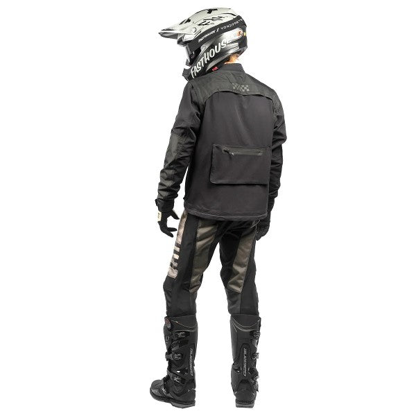 Manteau Enduro Seeker Off-Road Noir, arrière