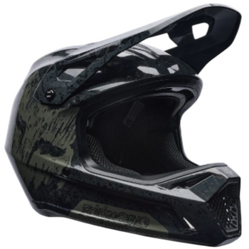 Casque Intégral de Vélo Rampage RS Abyss/Fox, noir de profil
