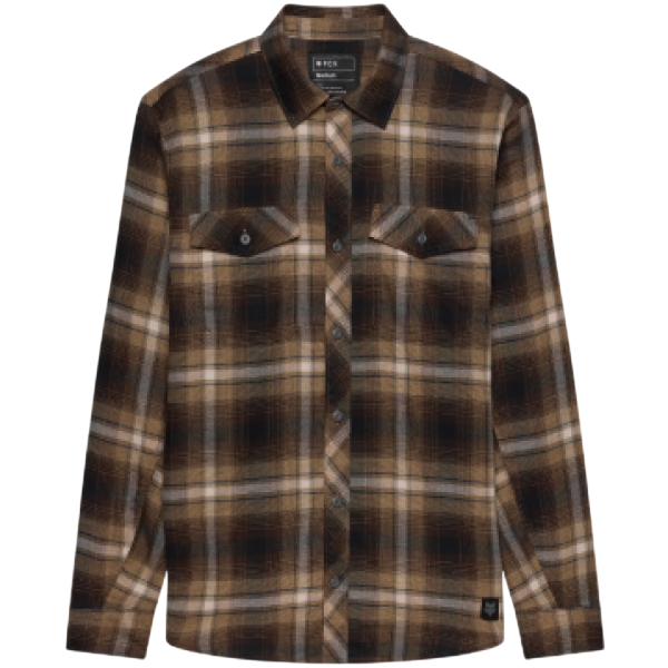 Chemise Survivalist Stretch Flannel/Fox, brun, de face