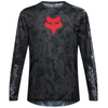 Chandail de Motocross 180 Abyss/Fox, noir de face