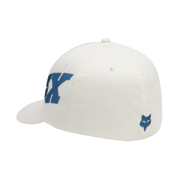 Casquette F Head X Flexfit/Fox/blanc, arrière  