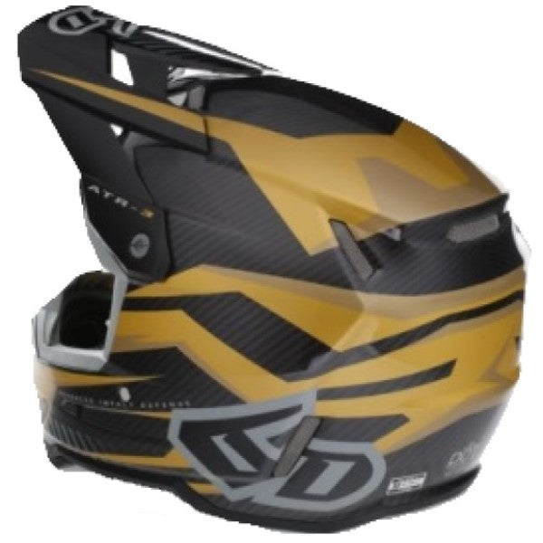 Casque de Motocross ATR-3 Rival Or, Dos