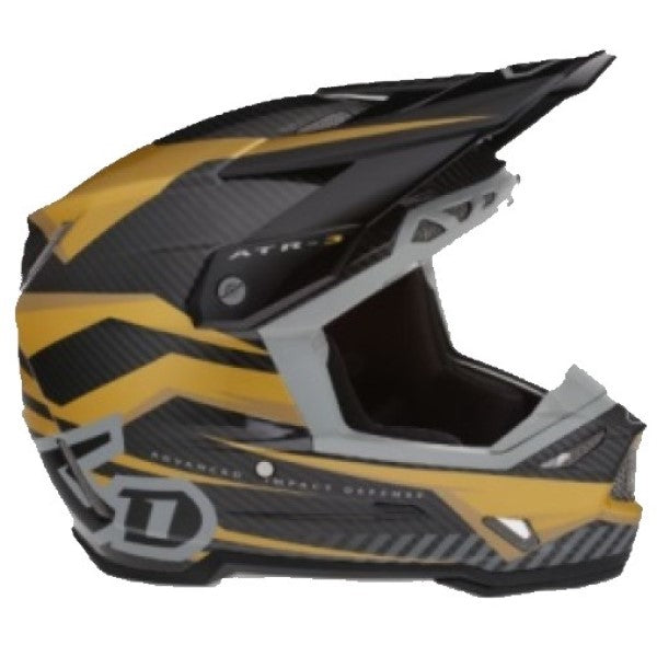 Casque de Motocross ATR-3 Rival Or, côté droit