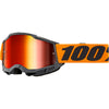 Lunettes de Motocross Accuri 2 à Lentille Miroir 100% orange et noir