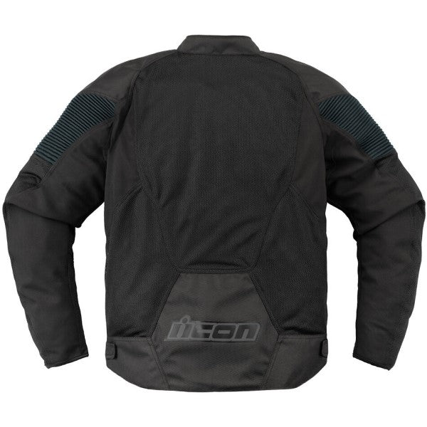 Manteau de Moto Overlord3 Mesh noir, de dos
