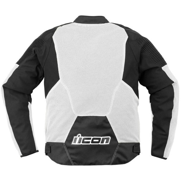Manteau de Moto Overlord3 Mesh blanc, de dos