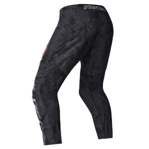 Pantalon de Motocross 180 Abyss/Fox, noir, de dos