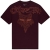 T-shirt Abyss Heavyweight/Fox, brun foncé, de face