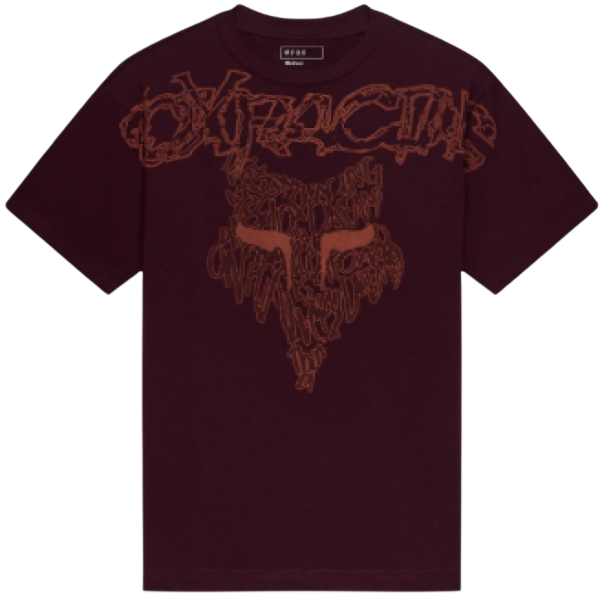 T-shirt Abyss Heavyweight/Fox, brun foncé, de face