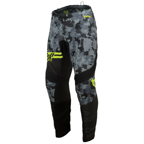 Pantalon Sector Digi noir camo, en face