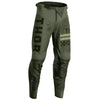 Pantalon de Motocross Pulse Combat Junior kaki, en face