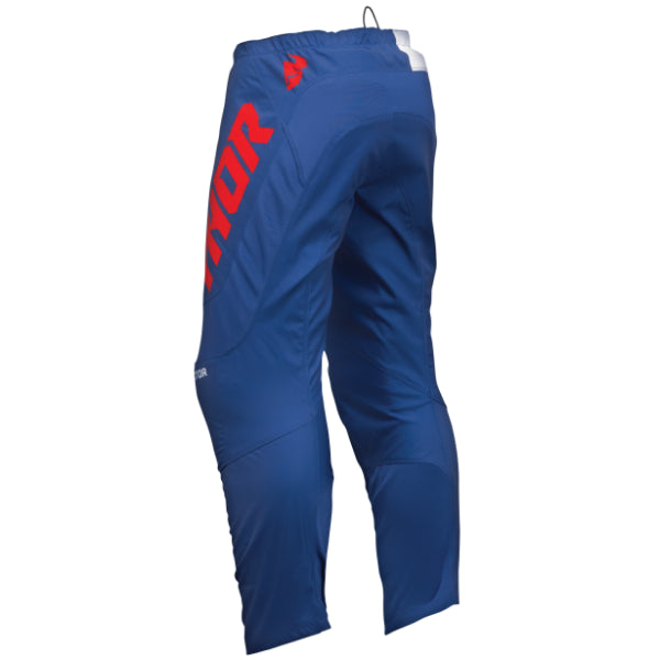 Pantalon de Motocross Sector Cheker bleu rouge, arrière