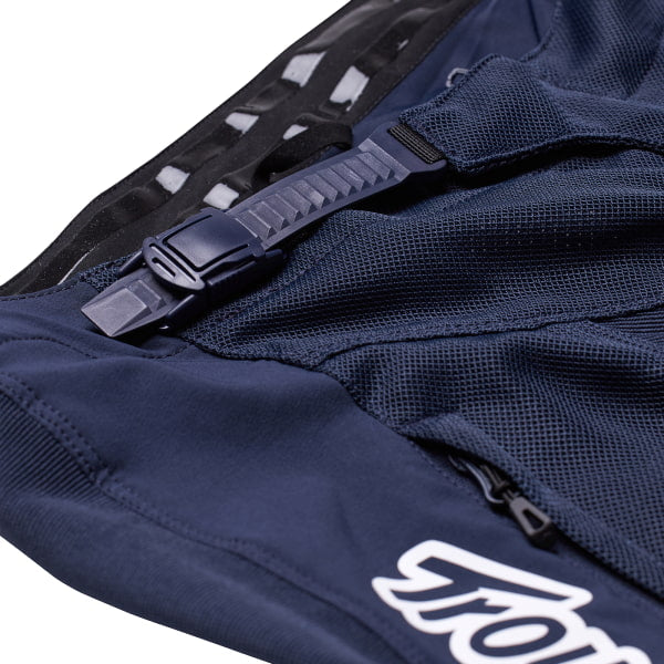 Pantalon de Motocross GP Pro Mono Troy Lee Designs bleu foncé, ceinture