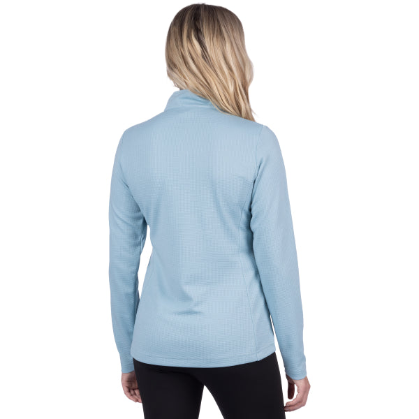 Coton ouaté Pilot UPF Femme FXR bleu clair, de dos