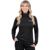 Coton ouaté Pilot UPF Femme FXR noir, de face