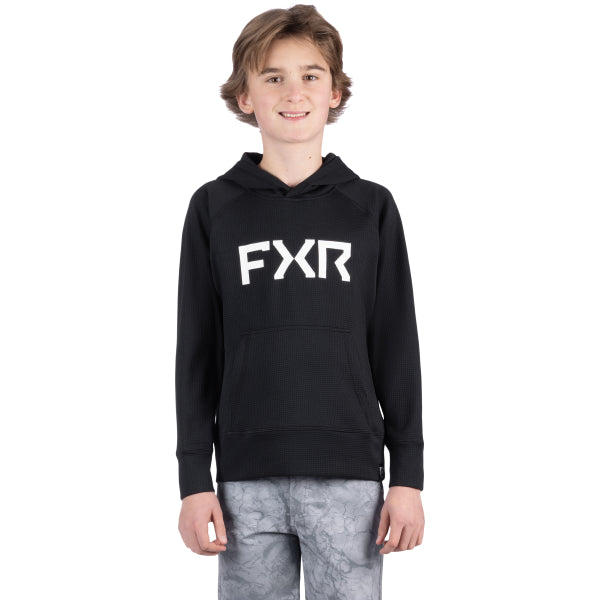 Coton Ouaté Pilot UPF Junior FXR noir et blanc, de face