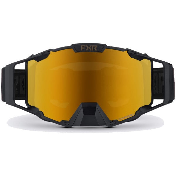 Lunettes de Motoneige Pilot Bronze de face