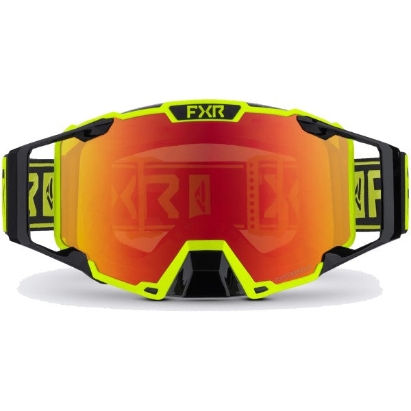 Lunettes de Motoneige Pilot Haute-Visibilité de face