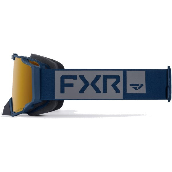 Lunettes de Motoneige Pilot Bleu Foncé de droite