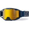 Lunettes de Motoneige Pilot Bleu Foncé incliné de face